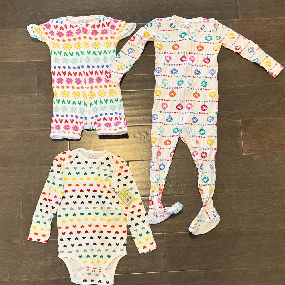 Primary Pajama Bundle 18-24 months